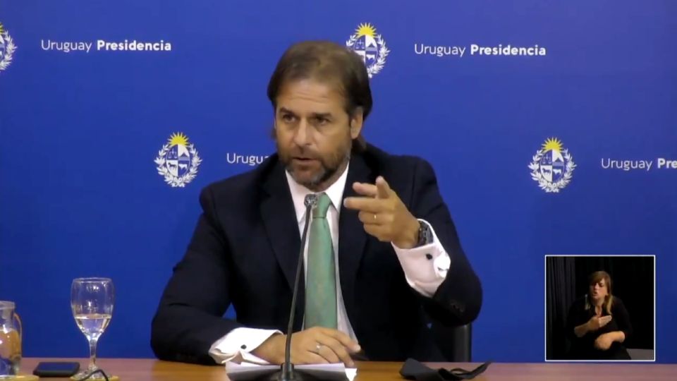 Luis Lacalle Pou, presidente de Uruguay.