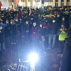 Austria, Viena: la gente participa en una manifestación con motivo de la actual política de deportación del gobierno que hizo que tres escolares y sus familias se fueran a Georgia y Armenia. | Foto:Hans Punz / APA / DPA