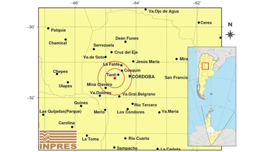 sismo en cordoba 20210129