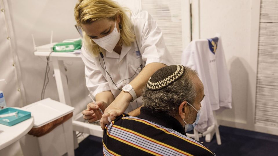 Vaccination Center as Israel Forges Nationwide Covid Effort