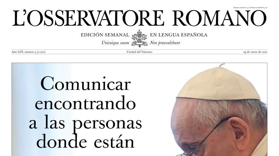 L'Osservatore romano de esta semana