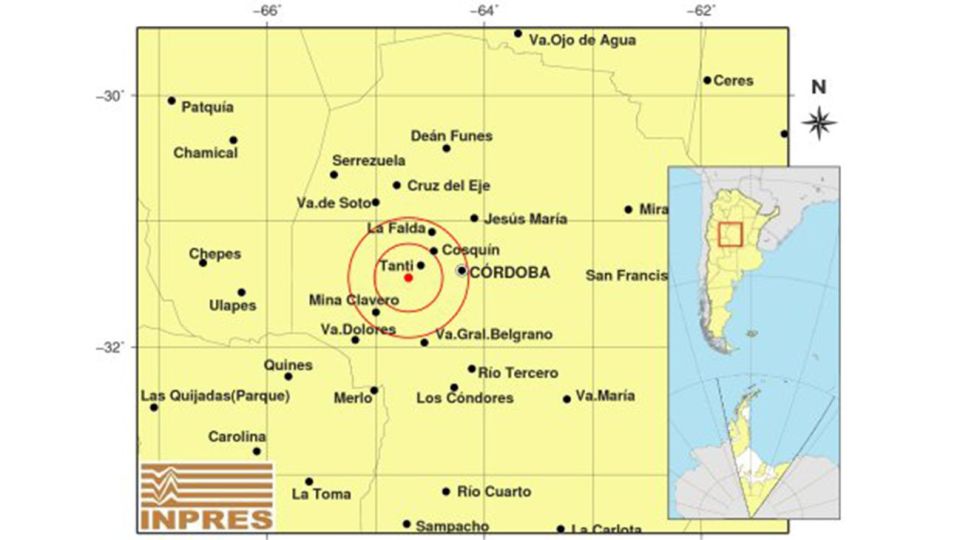 sismo en cordoba