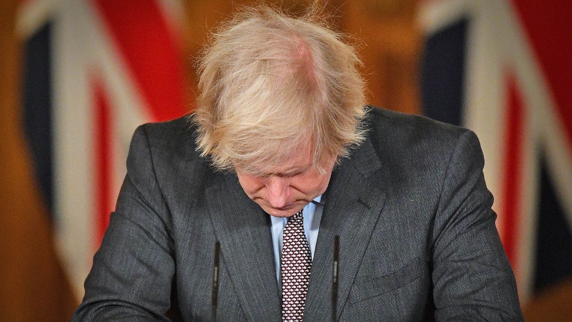 Boris Johnson, British Prime Minister. 
