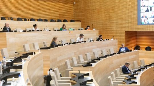 AISLADOS. La oposición, después de un 2020 de distanciamiento en la Unicameral, se prepara para el discurso de Schiaretti.