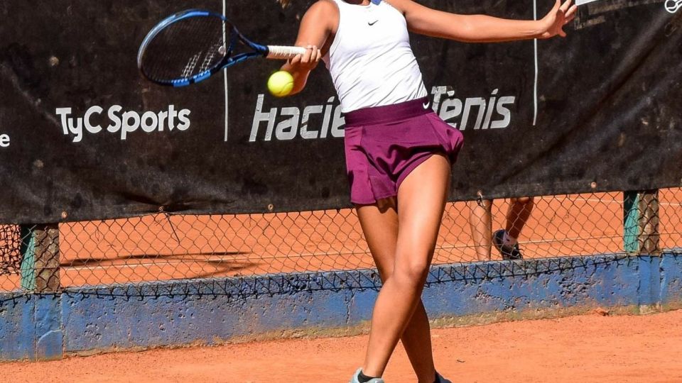 La número tres. Moyano está en el podio de las mejores Junior de Argentina y le apunta a los Grand Slams de la categoría.