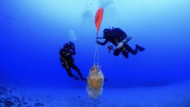 El hallazgo se produjo en las profundidades de las aguas de la isla de Kasos, Grecia.