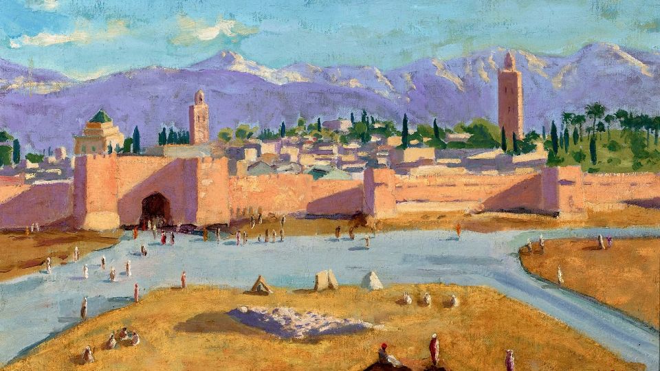 La pintura que Churchill regaló a Roosevelt va a subasta.