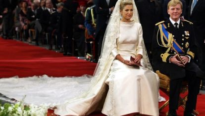 Aniversario 19: Todos los detalles del vestido de novia de la Reina Máxima