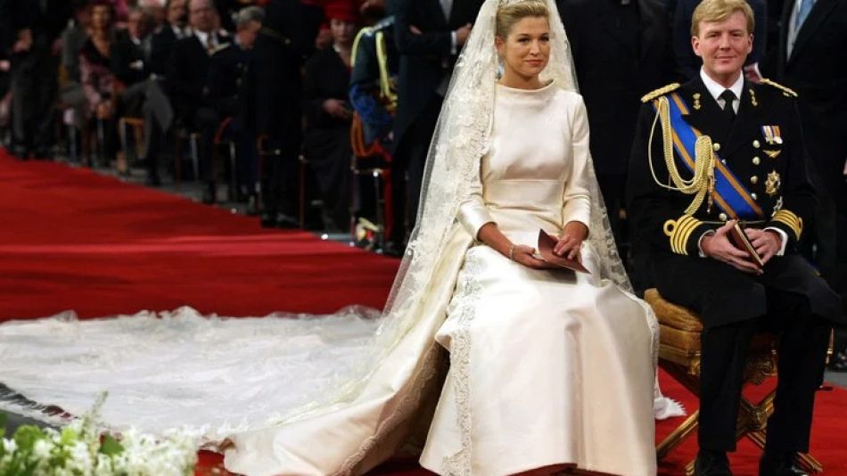 Aniversario 19: Todos los detalles del vestido de novia de la Reina Máxima