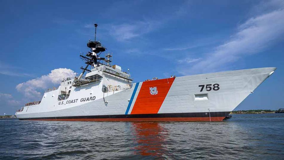 USCG Cutter Stone, el buque de última generación de la Marina estadounidense.