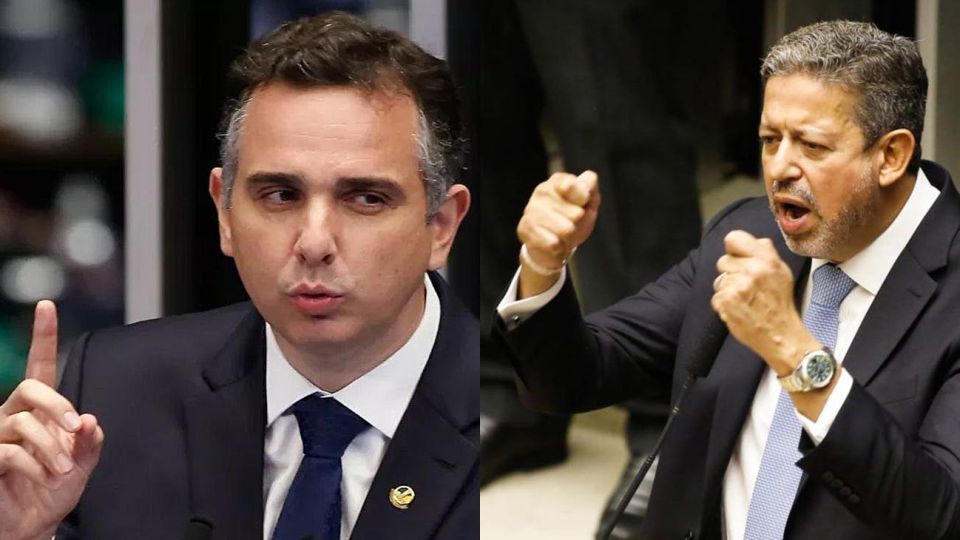El diputado Arthur Lira y el senador Rodrigo Pacheco, aliados del presidente Bolsonaro.