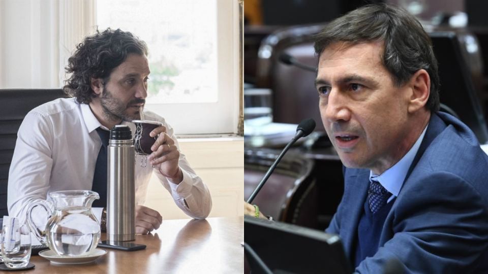 Santiago Cafiero y Luis Naidenoff