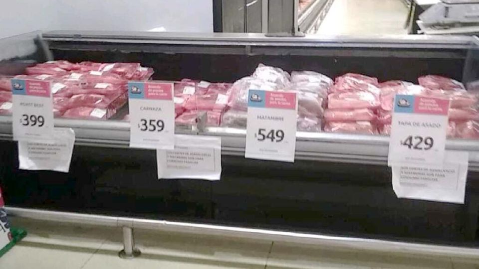 Finalmente las cadenas de supermercados avanzaron con los precios máximos en las carnes