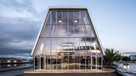 Es el primer edificio del mundo que se puede desmontar y reinstalarse en el lugar que se quiera.