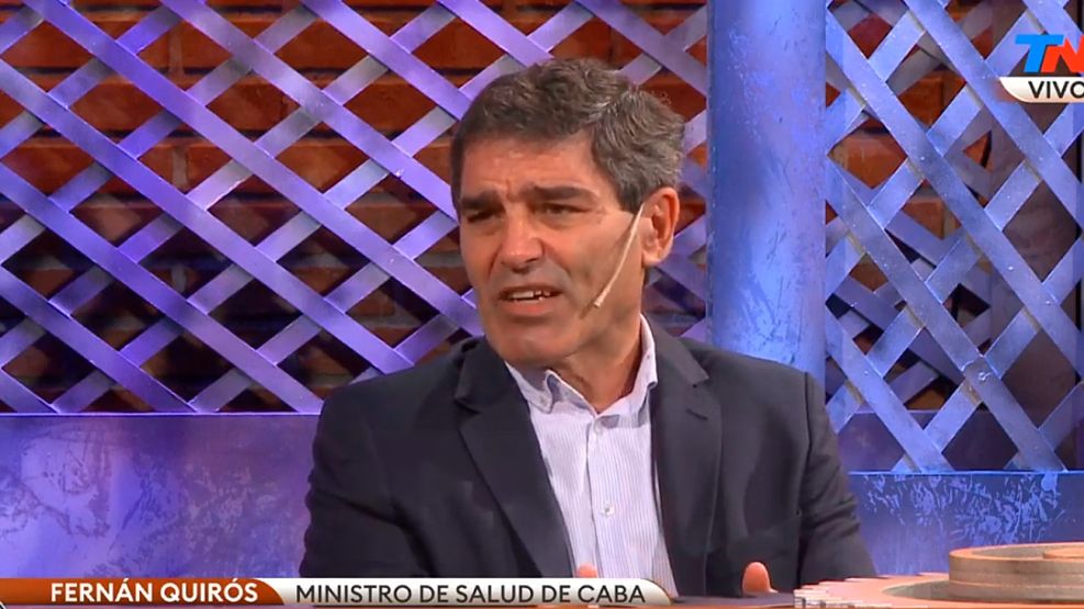 El ministro de Salud de la Ciudad, Fernán Quirós, en La Rosca, el ciclo político de los jueves en TN.