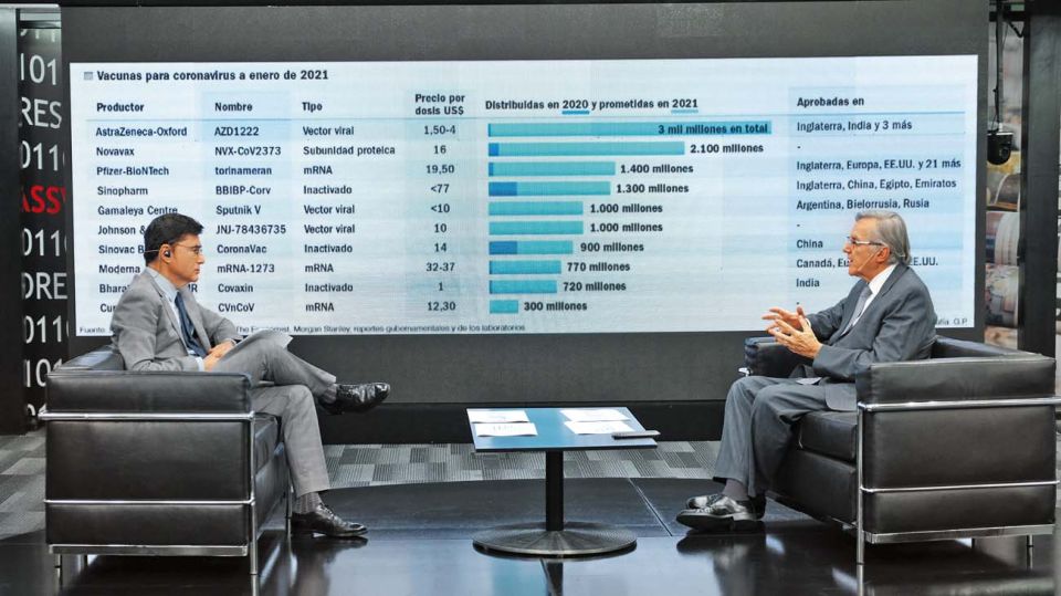 Eduardo López, en la entrevista con Jorge Fontevecchia.