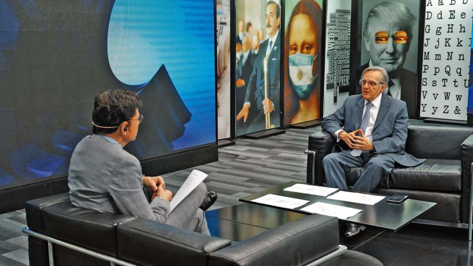 Eduardo López, en la entrevista con Jorge Fontevecchia.