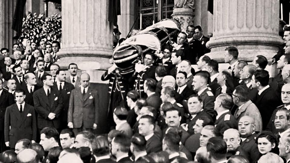 Luto. Cuando murió Evita.