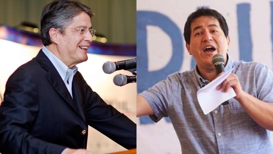 Guillermo Lasso y Andrés Arauz