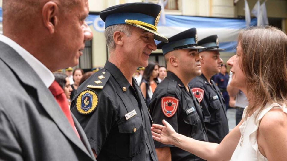 Sabrina Frederic estuvo presente en el homenaje a las víctima de Iron Mountain