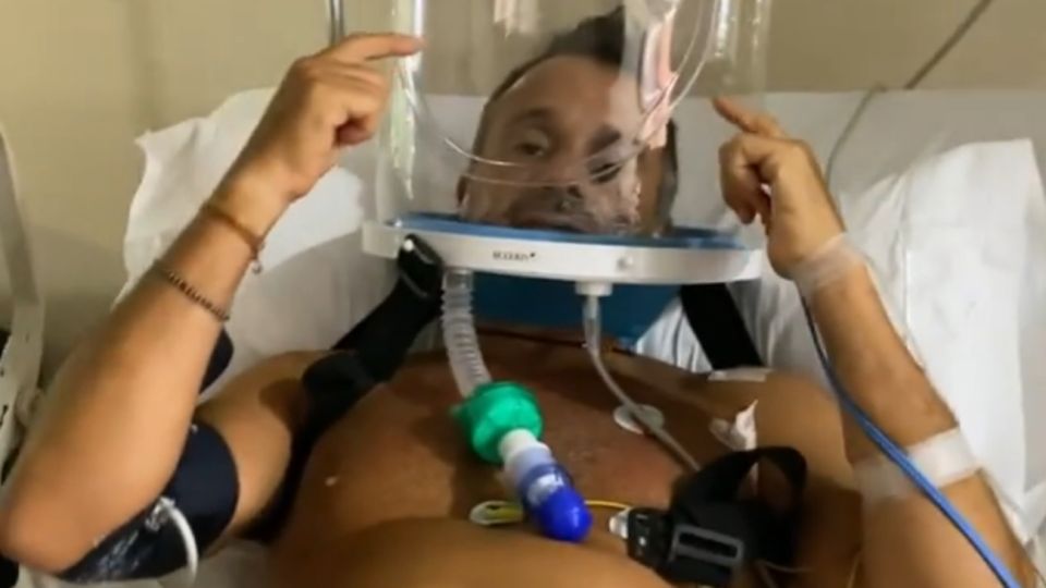 Sergio Lapegüe internado