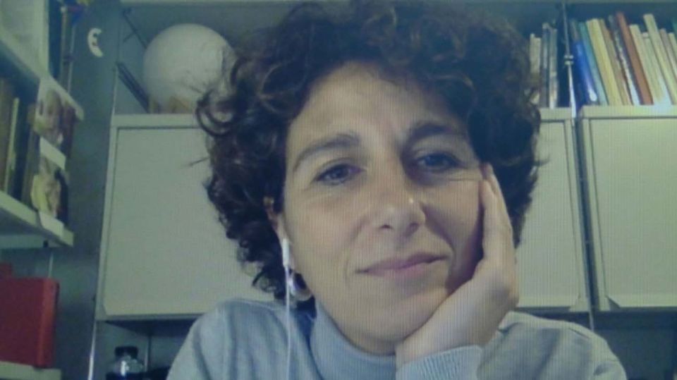 Marina Garcés, en la entrevista con Jorge Fontevecchia.