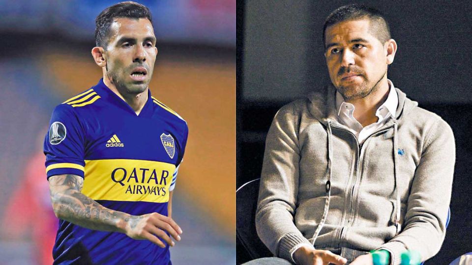 Choque de ídolos. Ni los torneos que ganó trajeron calma en Boca. Tevez, como capitán, se le plantó a Riquelme, líder del Consejo de Fútbol.