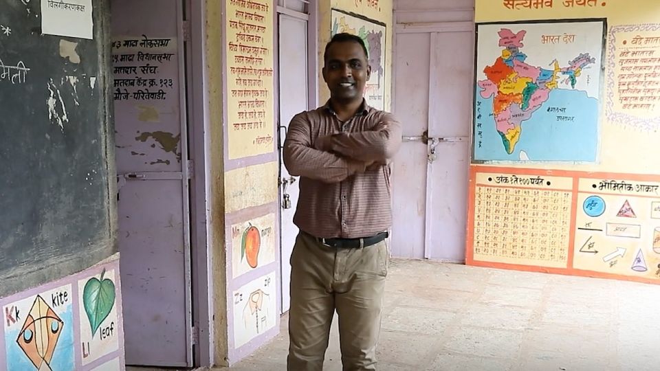 Ranjitsinh Disale, el ganador del premio al mejor docente global en 2020.