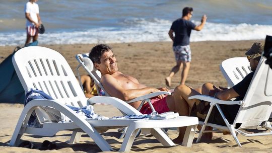 Fernán Quirós en Pinamar
