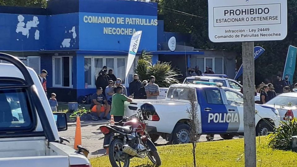 Protestas ahora de la bonaerense en Mar del Plata y Necochea.