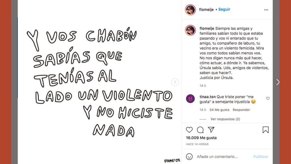 Y vos chabón sabías que tenías al lado un violento y no hiciste nada.