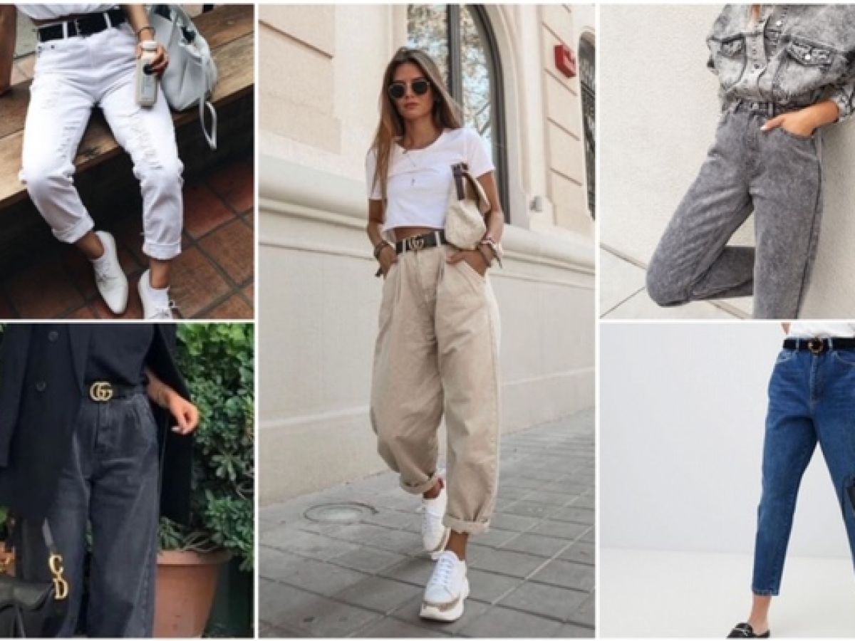 Cómo combinar los Mom Jeans, estampados para usar con mom jeans