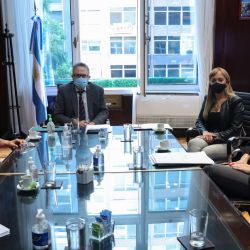 El ministro de Desarrollo Productivo se reunió con las diputadas Mara Brawer, Carolina Gaillard y la senadora Anabel Sagasti | Foto:CEDOC