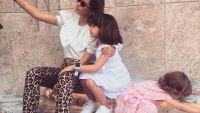 La China Suárez, Rufina y Magnolia: dos generaciones, un mismo look