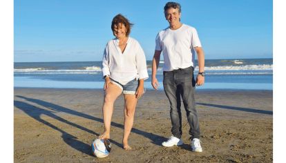 Patricia Bullrich y Maximiliano Guerra en Pinamar