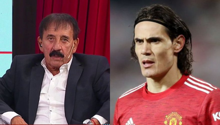 Roberto Leto y Edinson Cavani