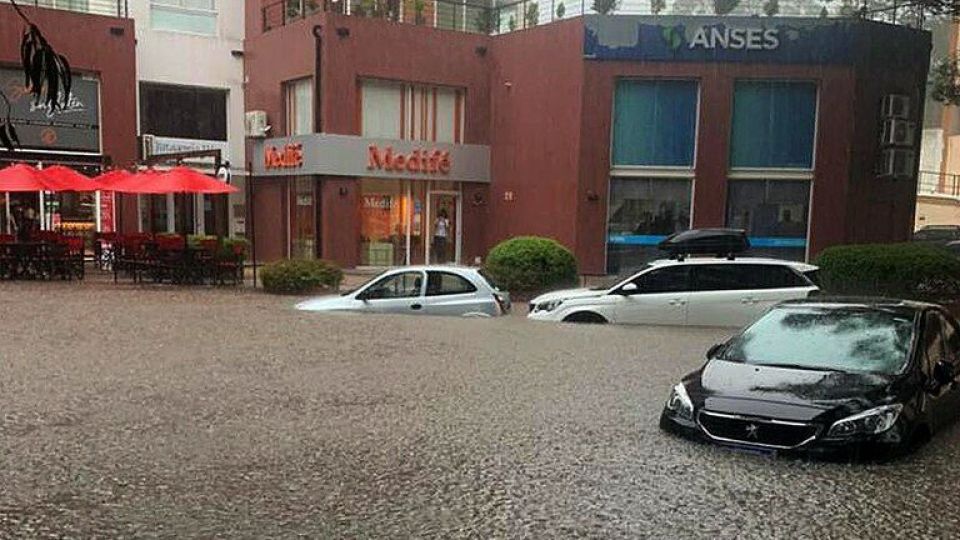 Temporal en Pinamar