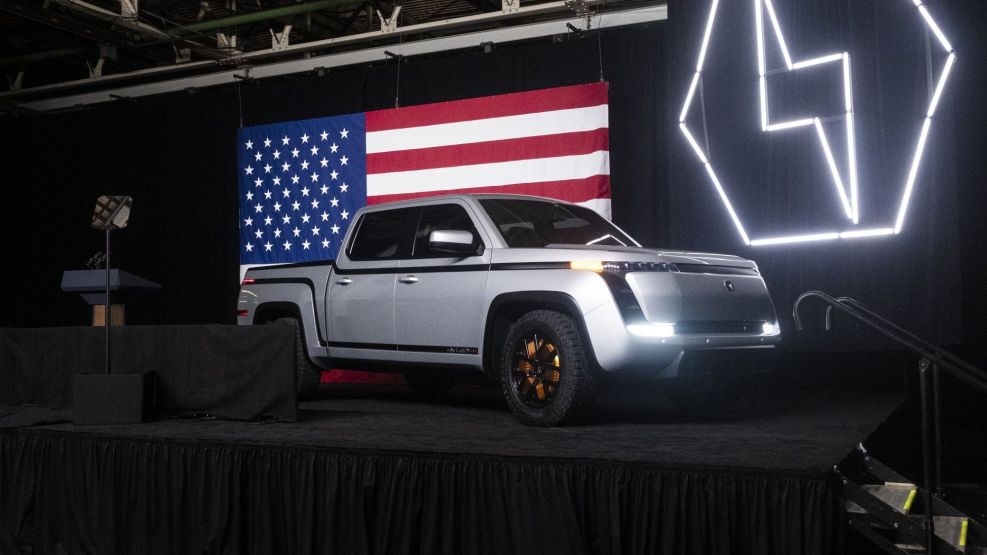 Lordstown Motors Endurance All-Electric Pickup Truck Reveal Event 