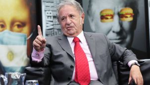 El expresidente Eduardo Duhalde, en la entrevista con Jorge Fontevecchia.