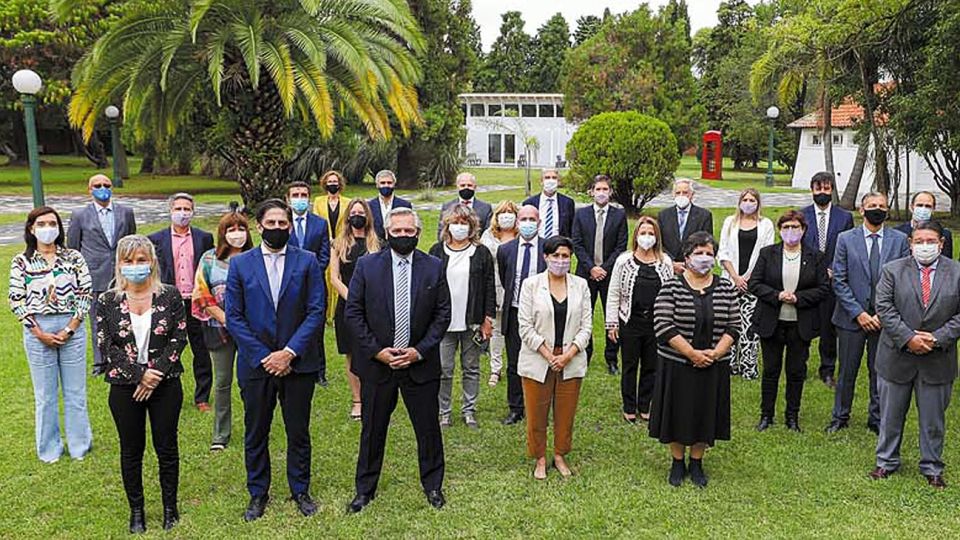 Asamblea. El presidente Alberto Fernández participó de la reunión federal de ministros.