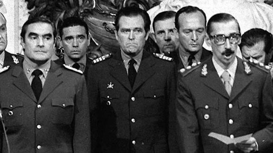 Jorge Rafael Videla y Eduardo Massera
