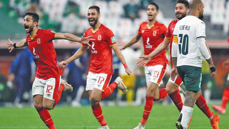 Inesperado. La alegría no es sólo brsileña: el Al Ahly, de Egipto, le ganó el Palmeiras el partido por el tercer puesto.