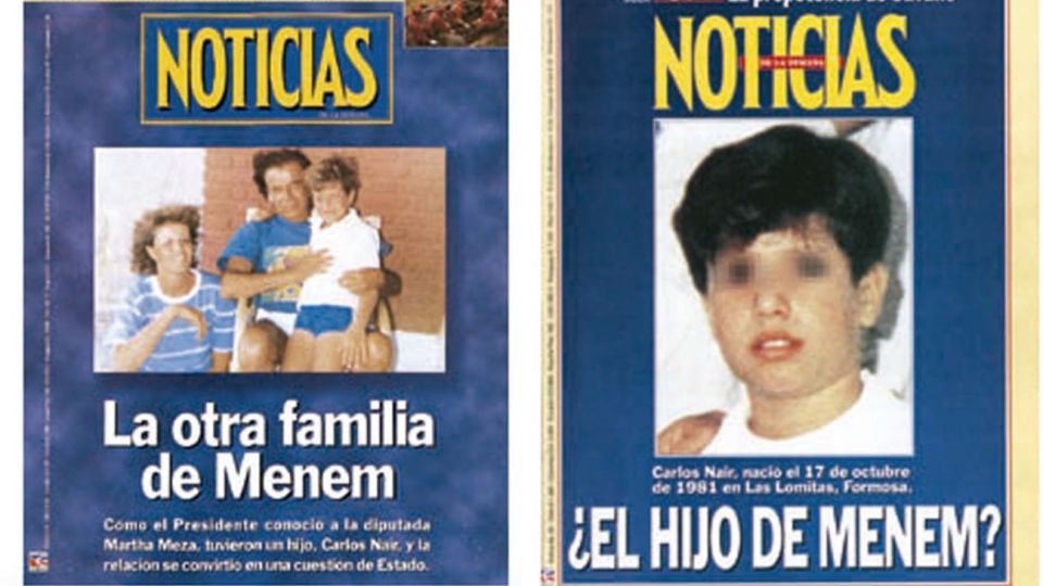 Las dos tapas por las que Carlos Menem demandó a NOTICIAS.
