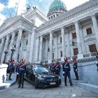 ZULEMITA DESPIDIO A SU PADRE CARLOS MENEM EN EL CONGRESO