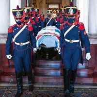 ZULEMITA DESPIDIO A SU PADRE CARLOS MENEM EN EL CONGRESO