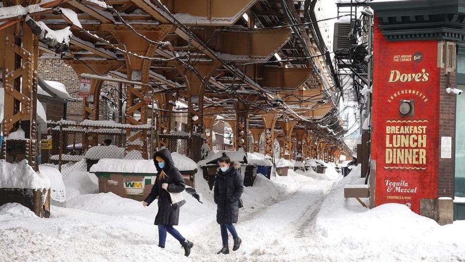 tormenta de nieve en EEUU