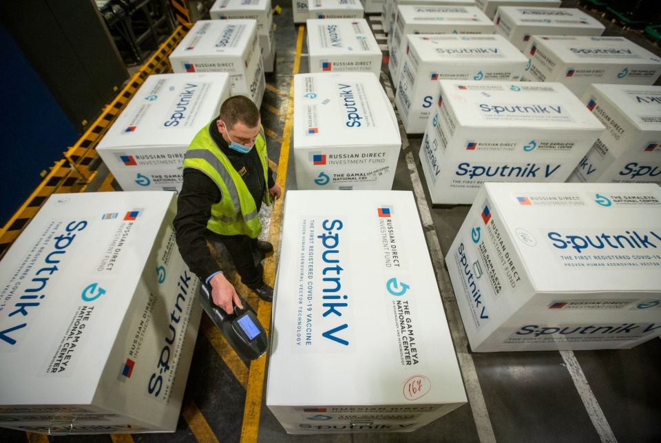 Sputnik V Storage at Sheremetyevo Airport Ahead of Export