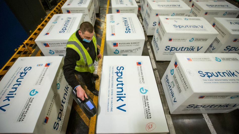 Sputnik V Storage at Sheremetyevo Airport Ahead of Export