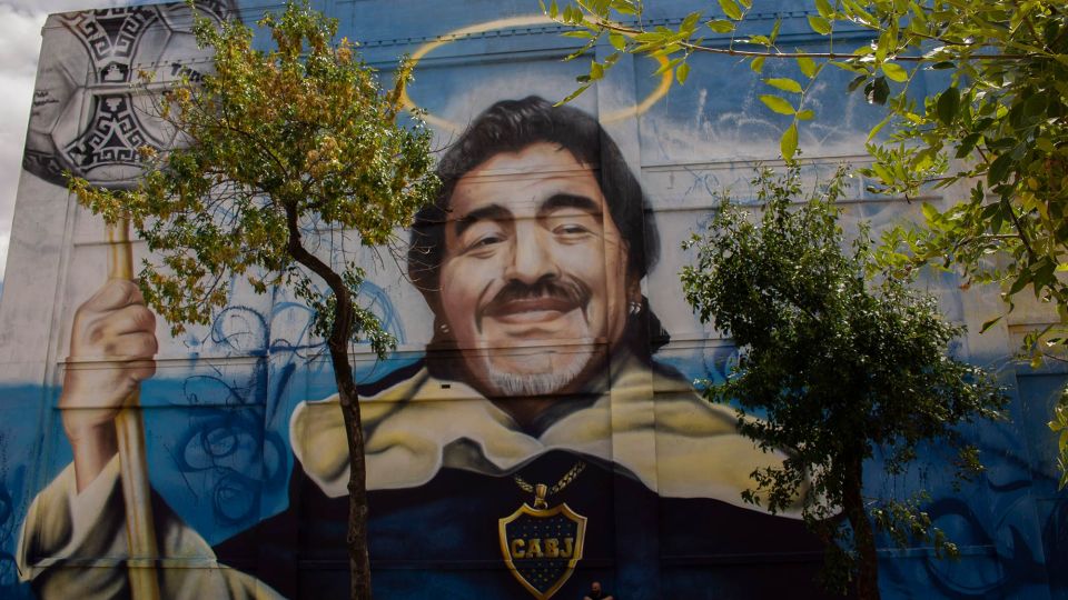 Mural "San Diego del Barrio de la Boca"