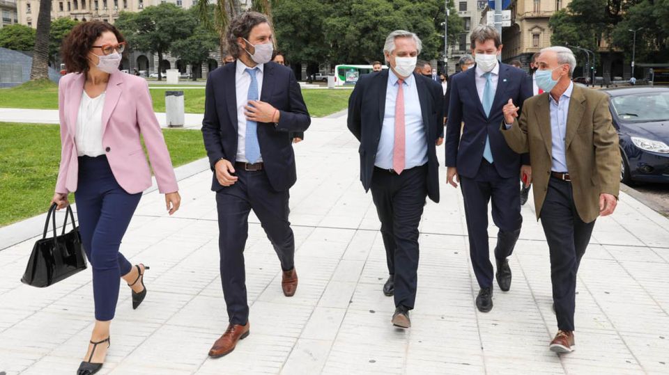 El presidente Alberto Fernández 20210219
